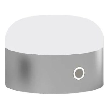 Ideal Lux - Candeeiro de mesa tátil LED com regulação MIGNON LED/5W/5V diâmetro 10 cm CRI 90 cromado brilhante