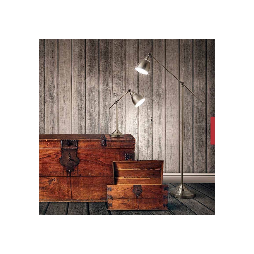 Ideal Lux - Candeeiro de parede 1xE27/60W/230V bronze