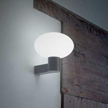 Ideal Lux - Candeeiro de parede exterior CLIO 1xE27/42W/230V IP44 antracite