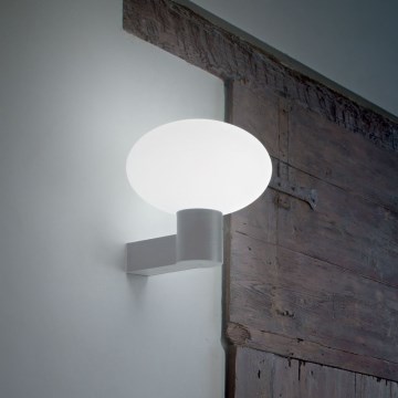 Ideal Lux - Candeeiro de parede exterior CLIO 1xE27/42W/230V IP44 cinzento