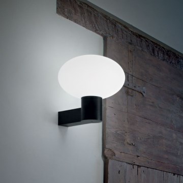 Ideal Lux - Candeeiro de parede exterior CLIO 1xE27/42W/230V IP44 preto