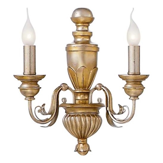 Ideal Lux - Candeeiro de parede FIRENZE 2xE14/40W/230V dourado