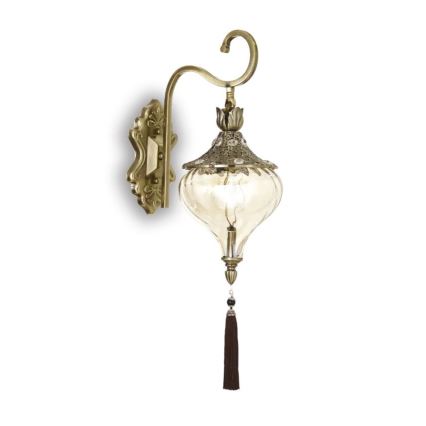 Ideal Lux - Candeeiro de parede HAREM 1xE27/42W/230V latão