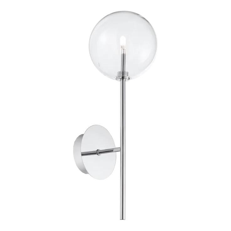 Ideal Lux - Candeeiro de parede LED EQUINOXE 1xG4/2W/230V cromado brilhante/transparente