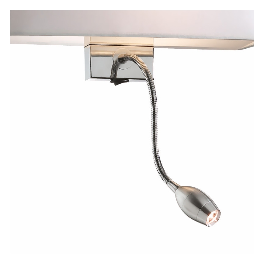 Ideal Lux - Candeeiro de parede LED flexível HOTEL 1xE27/60W + LED/1,5W/230V
