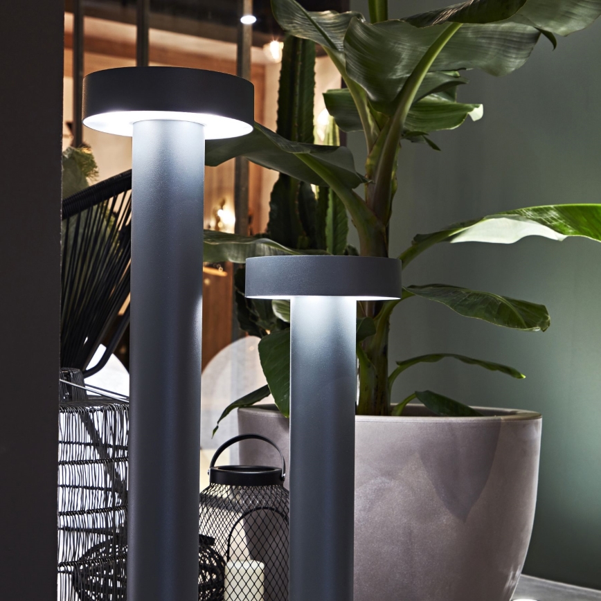 Ideal Lux - Candeeiro exterior 4xG9/15W/230V 60 cm IP44 antracite