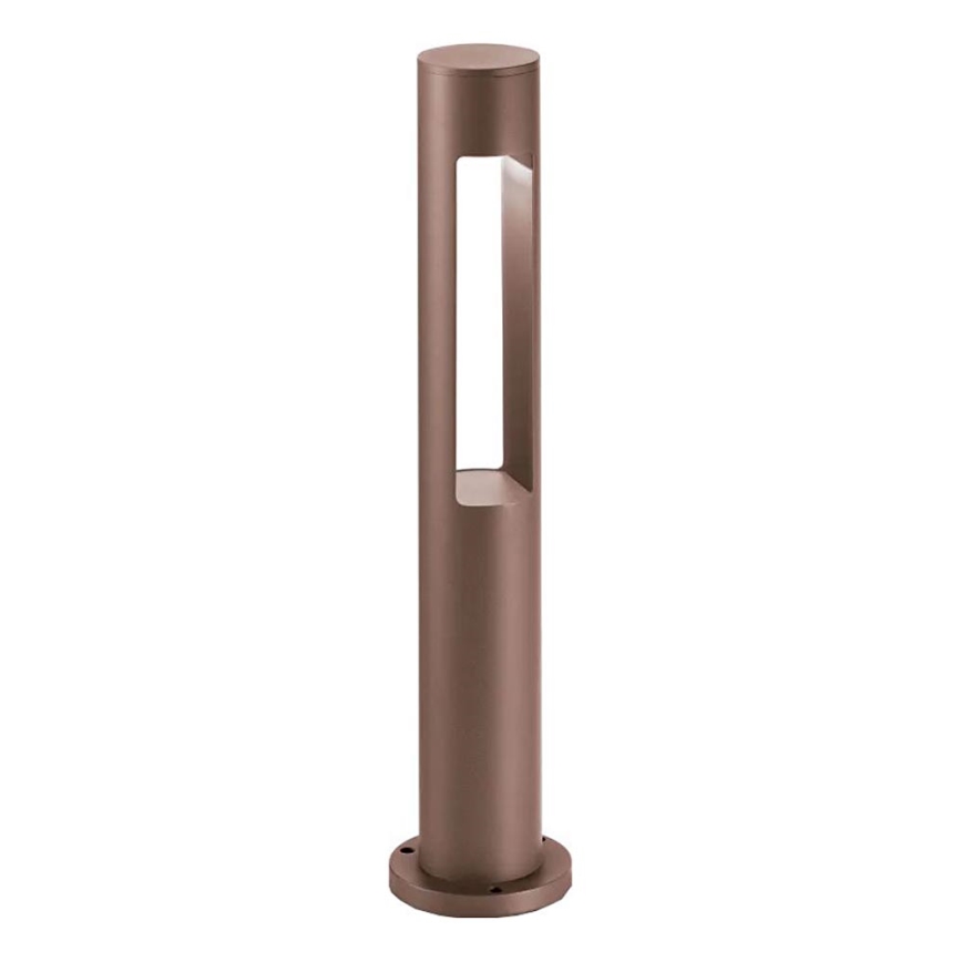 Ideal Lux - Candeeiro exterior ACQUA 1xG9/15W/230V 60 cm IP44 castanho