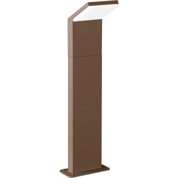Ideal Lux - Candeeiro exterior LED STYLE LED/8,5W/230V 4000K 50 cm CRI 90 IP54 castanho