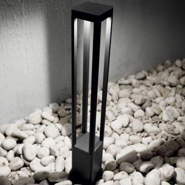 Ideal Lux - Candeeiro exterior LED TIFONE LED/8,5W/230V 65,5 cm IP65 antracite