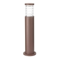 Ideal Lux - Candeeiro exterior TRONCO 1xE27/42W/230V 60,5 cm IP65 castanho