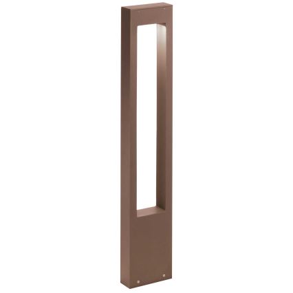 Ideal Lux - Candeeiro exterior VEGA 1xG9/15W/230V 80 cm IP44 castanho