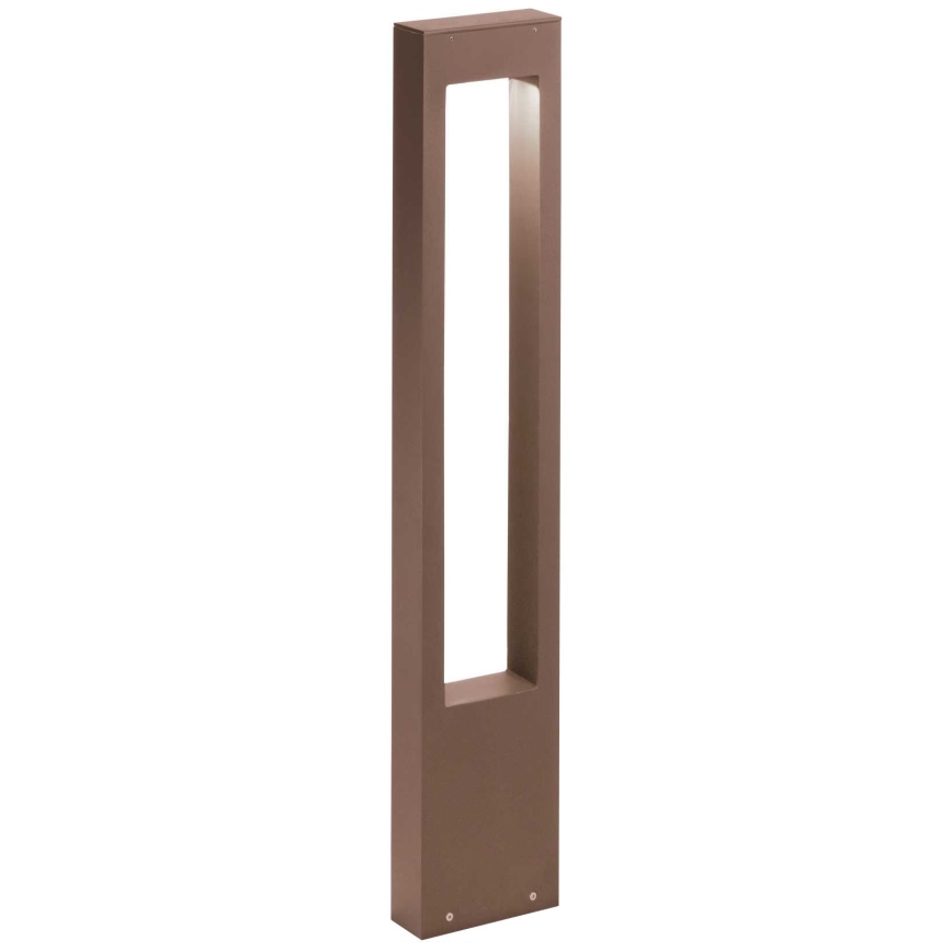 Ideal Lux - Candeeiro exterior VEGA 1xG9/15W/230V 80 cm IP44 castanho