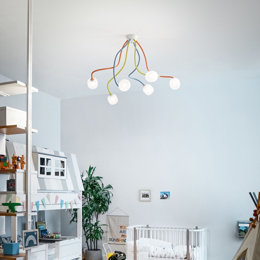Ideal Lux - Candeeiro flexível LED OCTOPUS 6xG9/3W/230V colorido