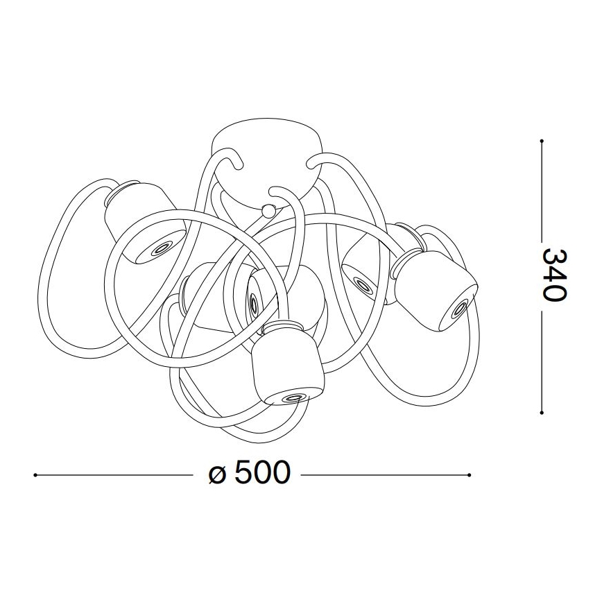 Ideal Lux - Candeeiro flexível LED OCTOPUS 6xG9/3W/230V colorido