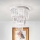 Ideal Lux - Candeeiro integrado de cristal CARLTON 12xE14/40W/230V diâmetro 50 cm cromado brilhante