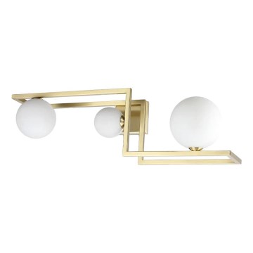 Ideal Lux - Candeeiro integrado LED ANGOLO 3xG9/3W/230V latão