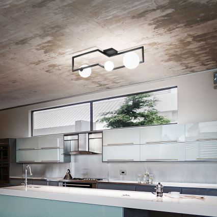 Ideal Lux - Candeeiro  integrado LED ANGOLO 3xG9/3W/230V preto