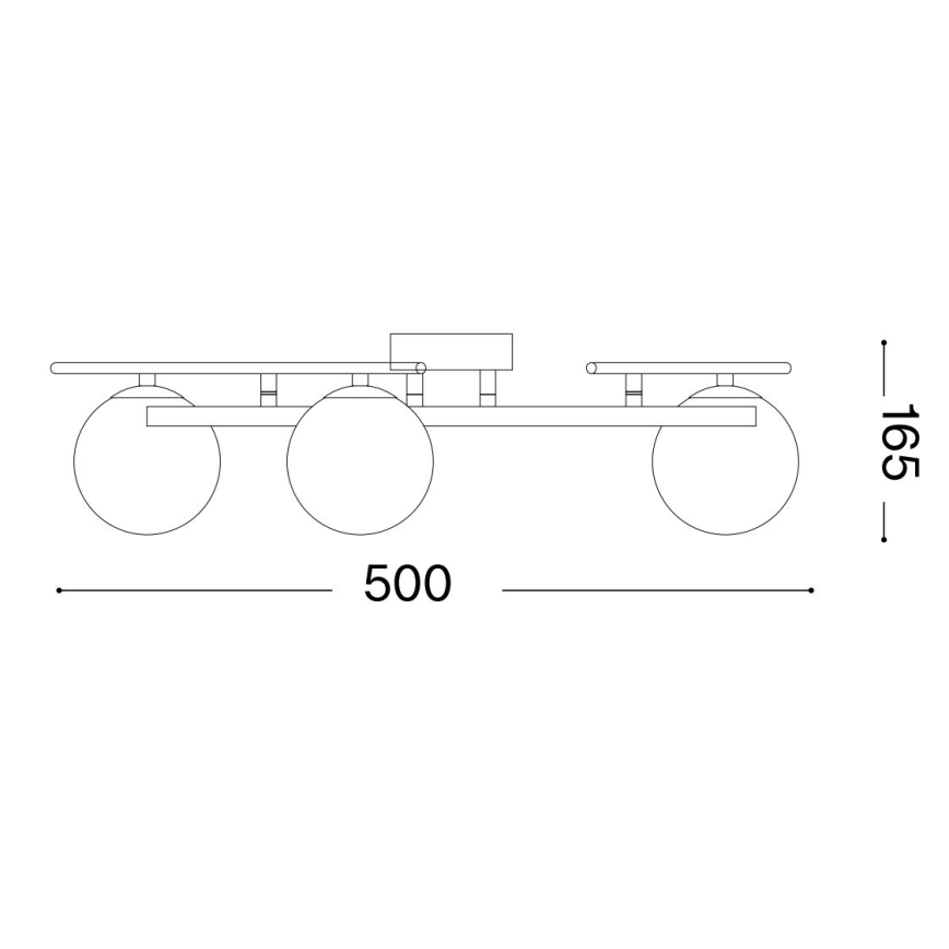 Ideal Lux - Candeeiro  integrado LED ATLAS 3xG9/3W/230V branco