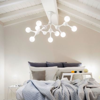Ideal Lux - Candeeiro  integrado LED NODINO 9xG9/3W/230V branco