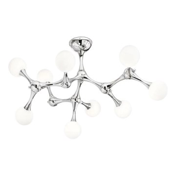 Ideal Lux - Candeeiro  integrado LED NODINO 9xG9/3W/230V cromado brilhante/branco