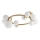 Ideal Lux - Candeeiro  integrado LED PERLAGE 10xG9/3W/230V diâmetro 70 cm dourado/branco