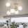 Ideal Lux - Candeeiro integrado NODI 5xE14/28W/230V latão
