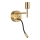Ideal Lux - Candeeiro LED Flexível com um suporte CONJUNTO UP 1xE27/42W+LED/3W/230V USB dourado