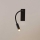 Ideal Lux - Candeeiro pequeno flexível LED IO LED/3W/230V CRI 90 preto