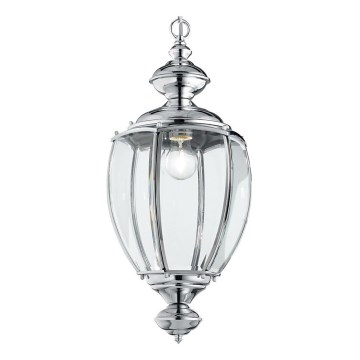 Ideal Lux - Candeeiro suspenso 1xE27/60W/230V cromado brilhante