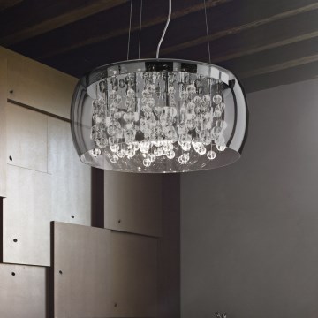 Ideal Lux - Candeeiro suspenso AUDI 5xG9/40W/230V fumado