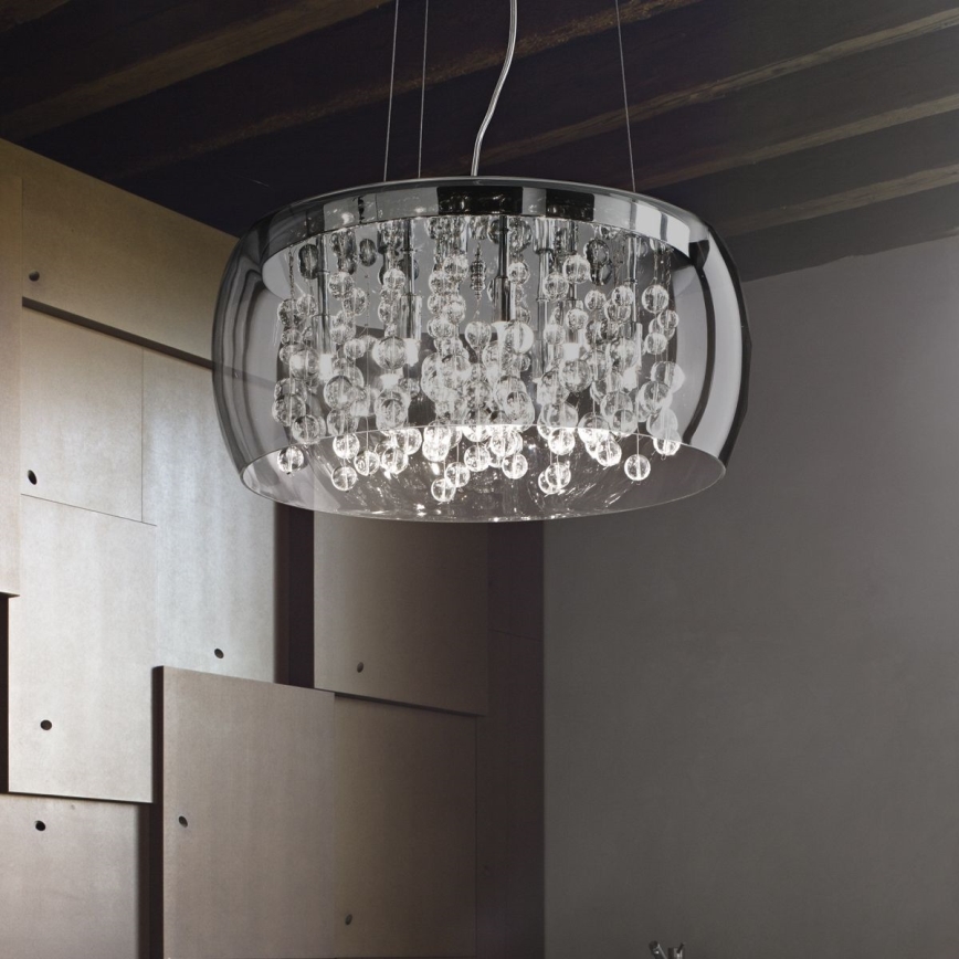 Ideal Lux - Candeeiro suspenso AUDI 5xG9/40W/230V fumado