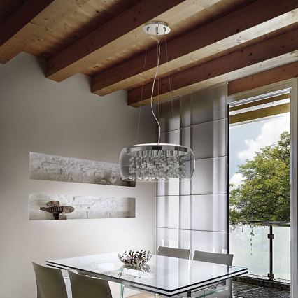 Ideal Lux - Candeeiro suspenso AUDI 5xG9/40W/230V fumado