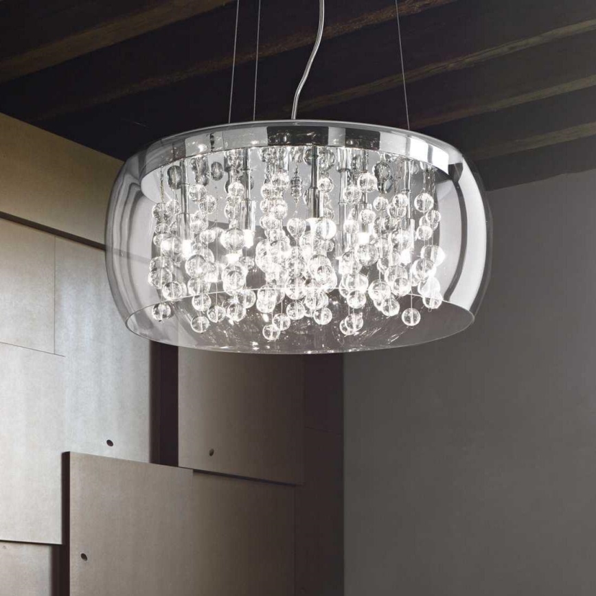 Ideal Lux - Candeeiro suspenso AUDI 5xG9/40W/230V transparente