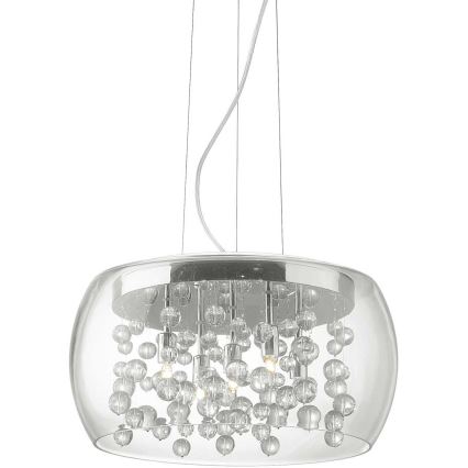 Ideal Lux - Candeeiro suspenso AUDI 5xG9/40W/230V transparente