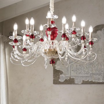 Ideal Lux - Candeeiro suspenso BARONET 15xE14/40W/230V