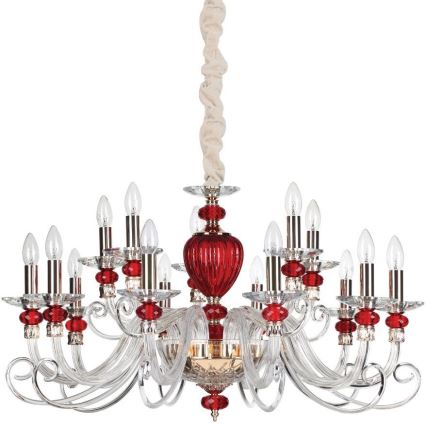 Ideal Lux - Candeeiro suspenso BARONET 15xE14/40W/230V