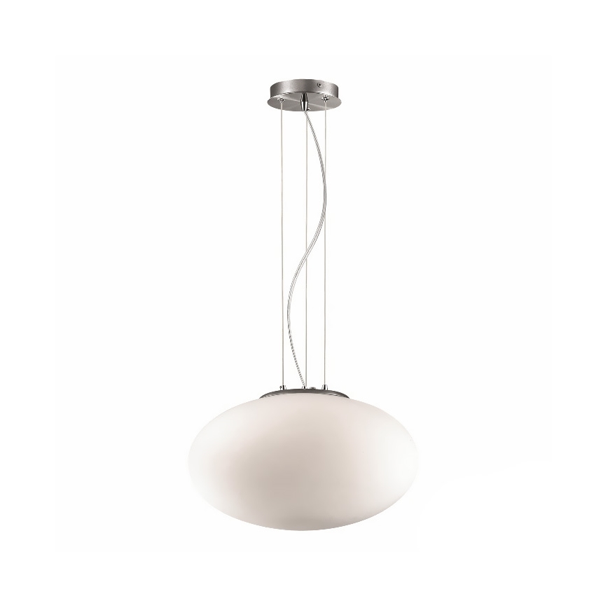 Ideal Lux - Candeeiro suspenso CANDY 1xE27/42W/230V diâmetro 40 cm branco