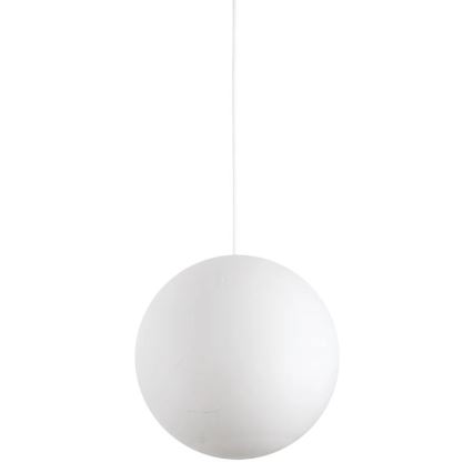 Ideal Lux - Candeeiro suspenso CARTA 1xE27/25W/230V diâmetro 40 cm branco