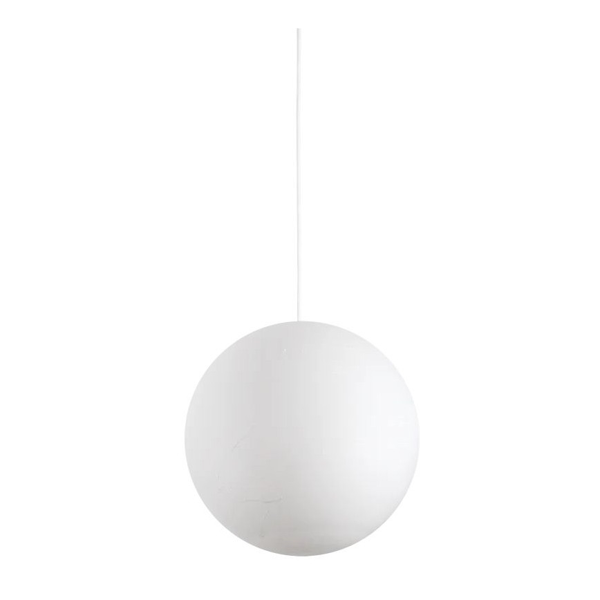 Ideal Lux - Candeeiro suspenso CARTA 1xE27/25W/230V diâmetro 40 cm branco