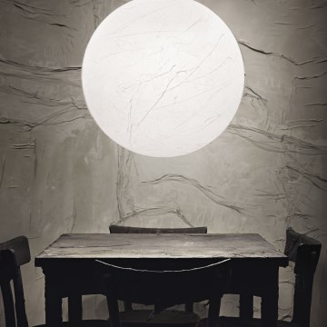 Ideal Lux - Candeeiro suspenso CARTA 1xE27/60W/230V diâmetro 60 cm branco