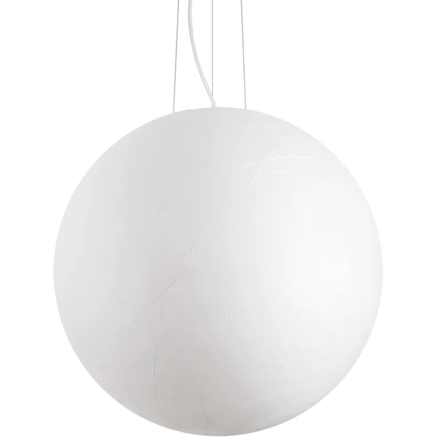 Ideal Lux - Candeeiro suspenso CARTA 1xE27/60W/230V diâmetro 60 cm branco