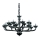 Ideal Lux - Candeeiro suspenso CASANOVA 16xE14/40W/230V diâmetro 120 cm cinzento
