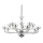 Ideal Lux - Candeeiro suspenso CASANOVA 16xE14/40W/230V diâmetro 120 cm transparente