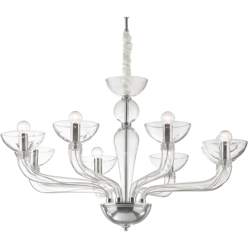 Ideal Lux – Candeeiro suspenso CASANOVA 8×E14/40W/230V