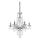 Ideal Lux - Candeeiro suspenso de cristal AMADEUS 6xE14/40W/230V diâmetro 67 cm transparente
