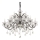 Ideal Lux - Candeeiro suspenso de cristal COLOSSAL 15xE14/40W/230V diâmetro 95 cm cinzento/cromado brilhante