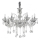 Ideal Lux - Candeeiro suspenso de cristal COLOSSAL 8xE14/40W/230V diâmetro 78 cm cromado brilhante