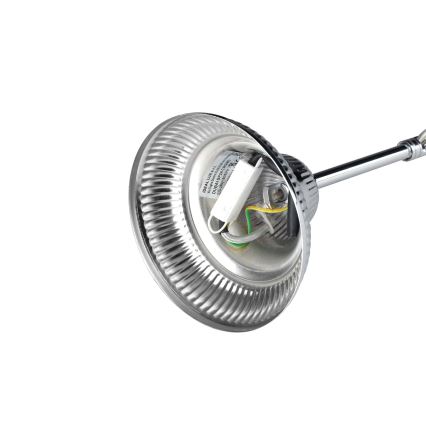 Ideal Lux - Candeeiro suspenso de cristal DUBAI 24xE14/28W/230V diâmetro 80 cm cromado brilhante