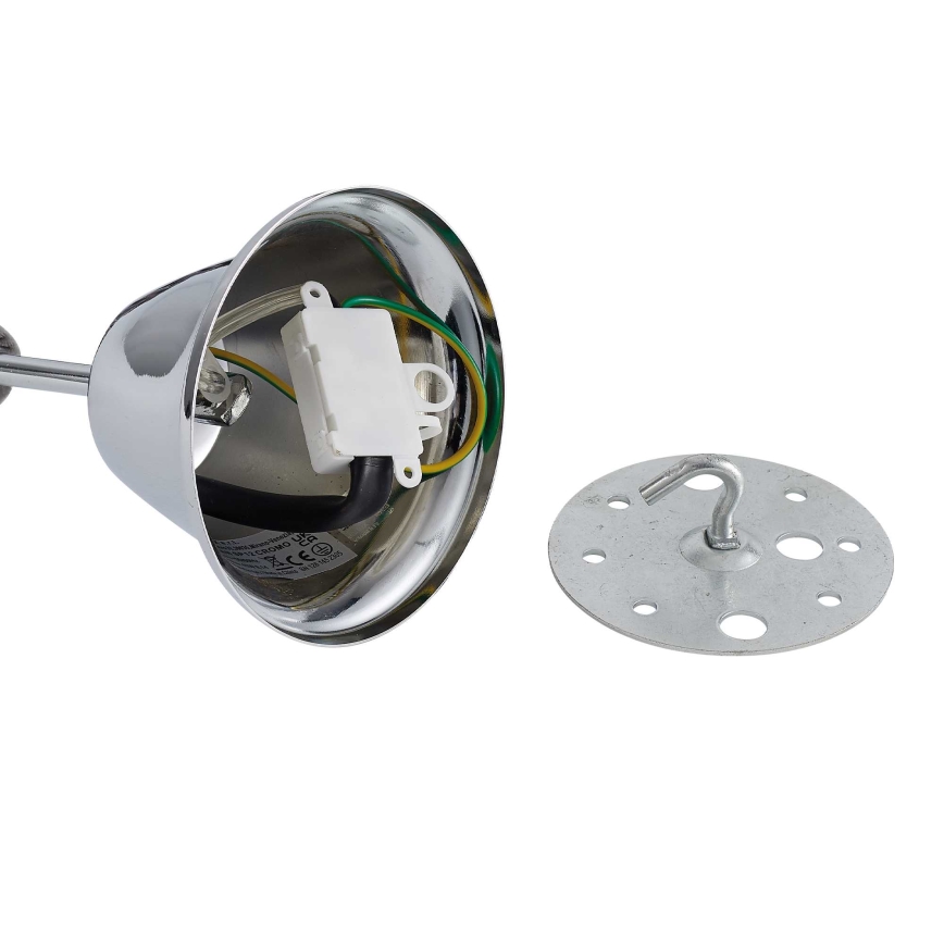 Ideal Lux - Candeeiro suspenso de cristal FLORIAN 18xE14/40W/230V diâmetro 86 cm transparente