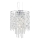 Ideal Lux - Candeeiro suspenso de cristal LED EVASIONE 8xG9/3W/230V diâmetro 41 cm cromado brilhante